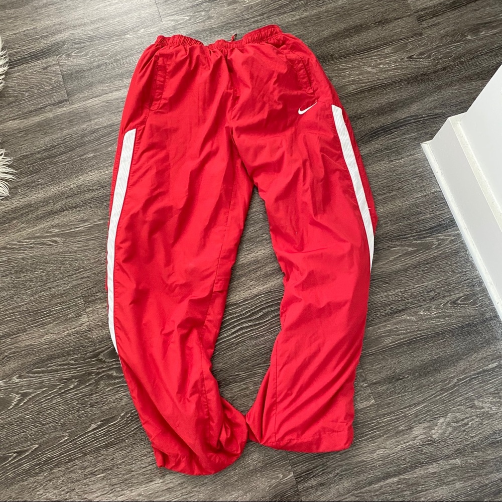 vintage zipper nike track pants